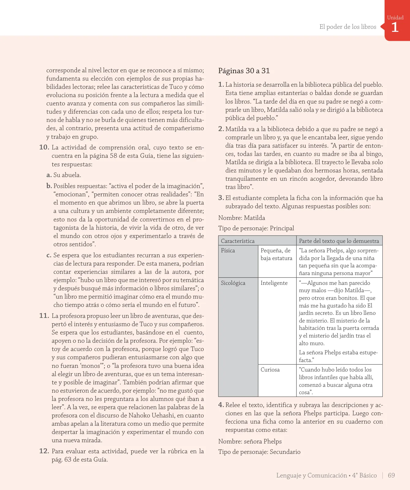 Miniatura página 71 de Lenguaje y Comunicación – Cuarto Básico | Texto del Estudiante MINEDUC – Descargar PDF · 2024