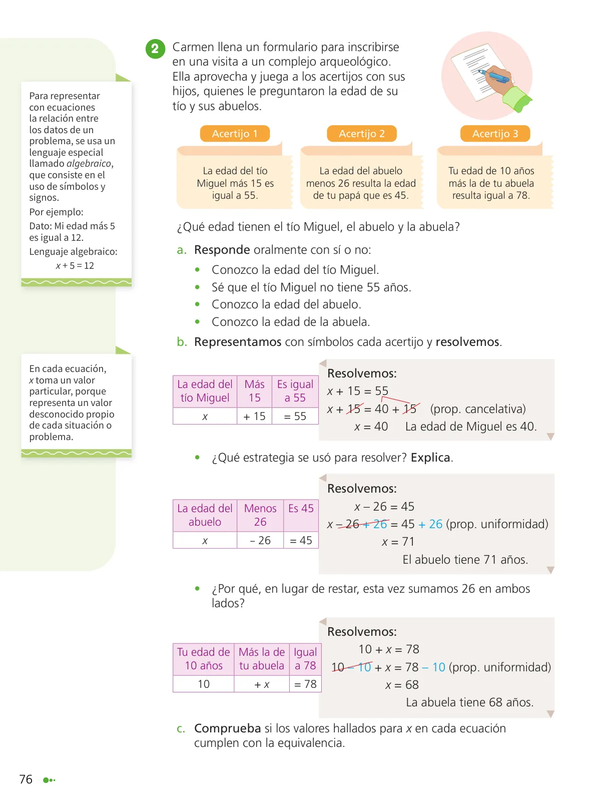 Página 78 de Texto de Matemática 5. Quinto grado de Primaria · 2024
