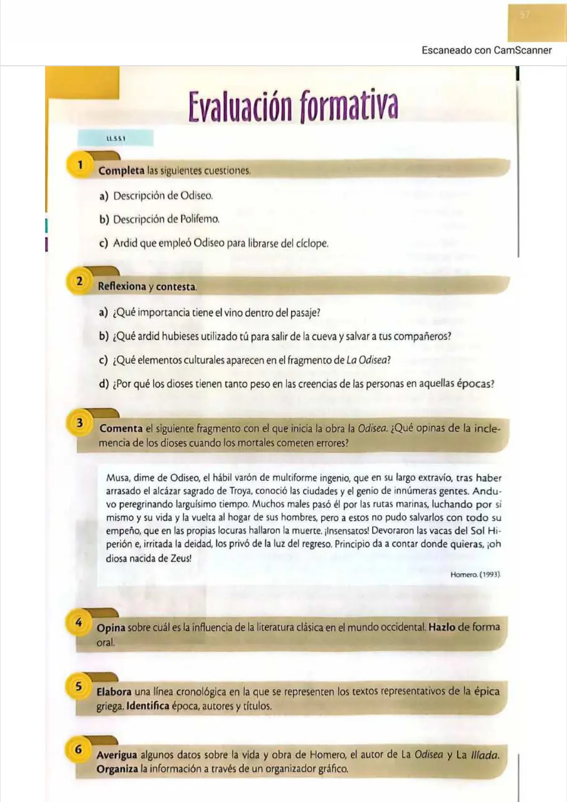 Página 55 de Lengua y Literatura 1 BGU · 2025