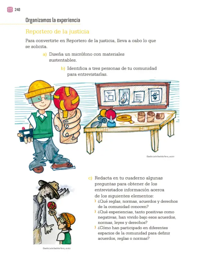 Página 243 de Proyectos Comunitarios. Libro de Educación Primaria Grado 3° Ciclo Escolar 2025 - 2026