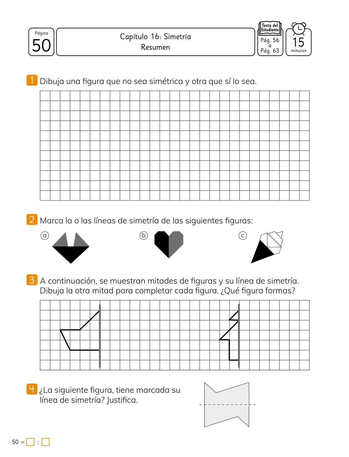 Página 52 de Sumo Primero – Cuarto Básico | Texto del Estudiante MINEDUC – Descargar PDF · 2024