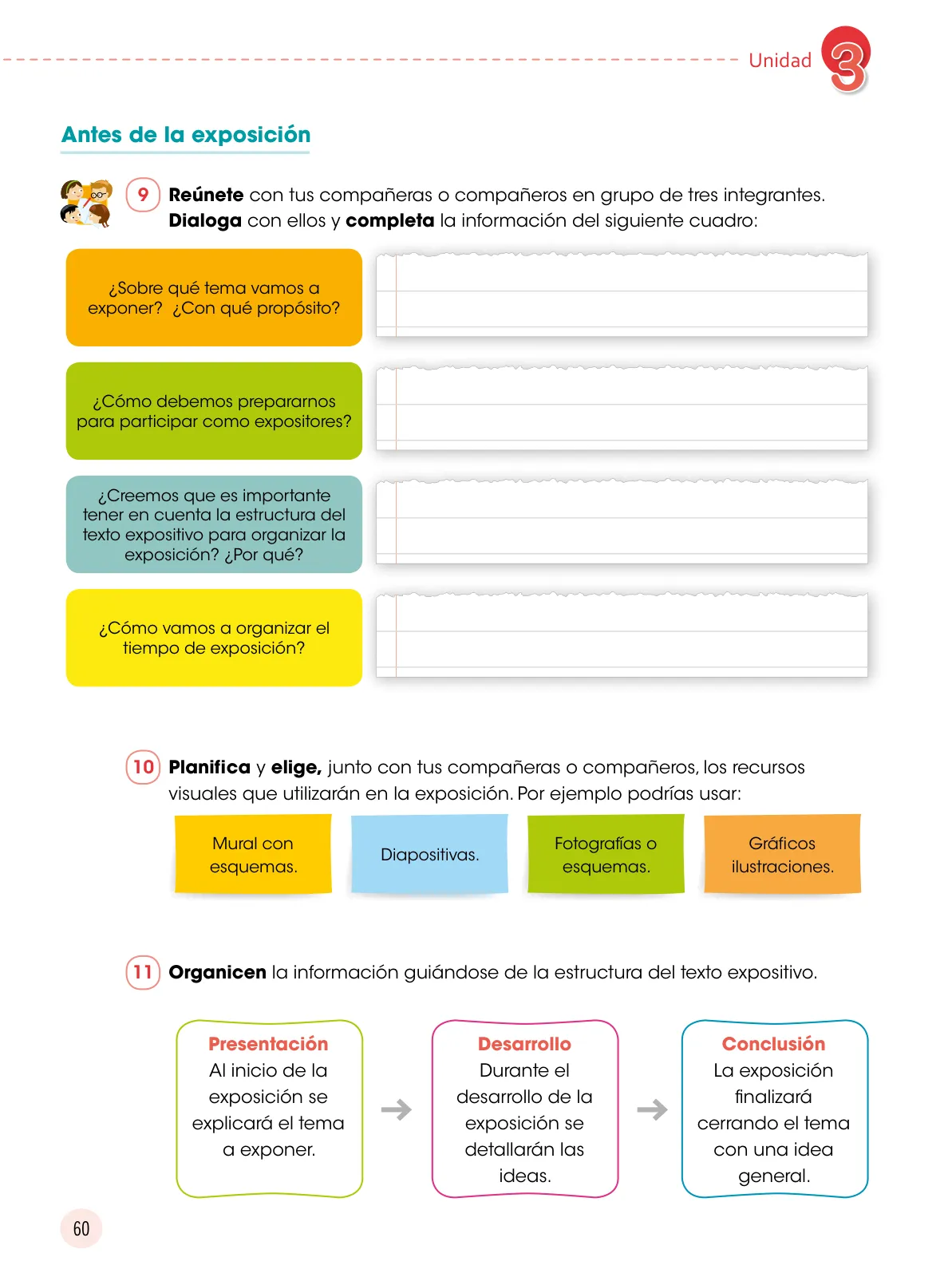 Miniatura página 61 de Comunicación 5 : cuaderno de trabajo para quinto grado de Educación Primaria 2019 · 2019