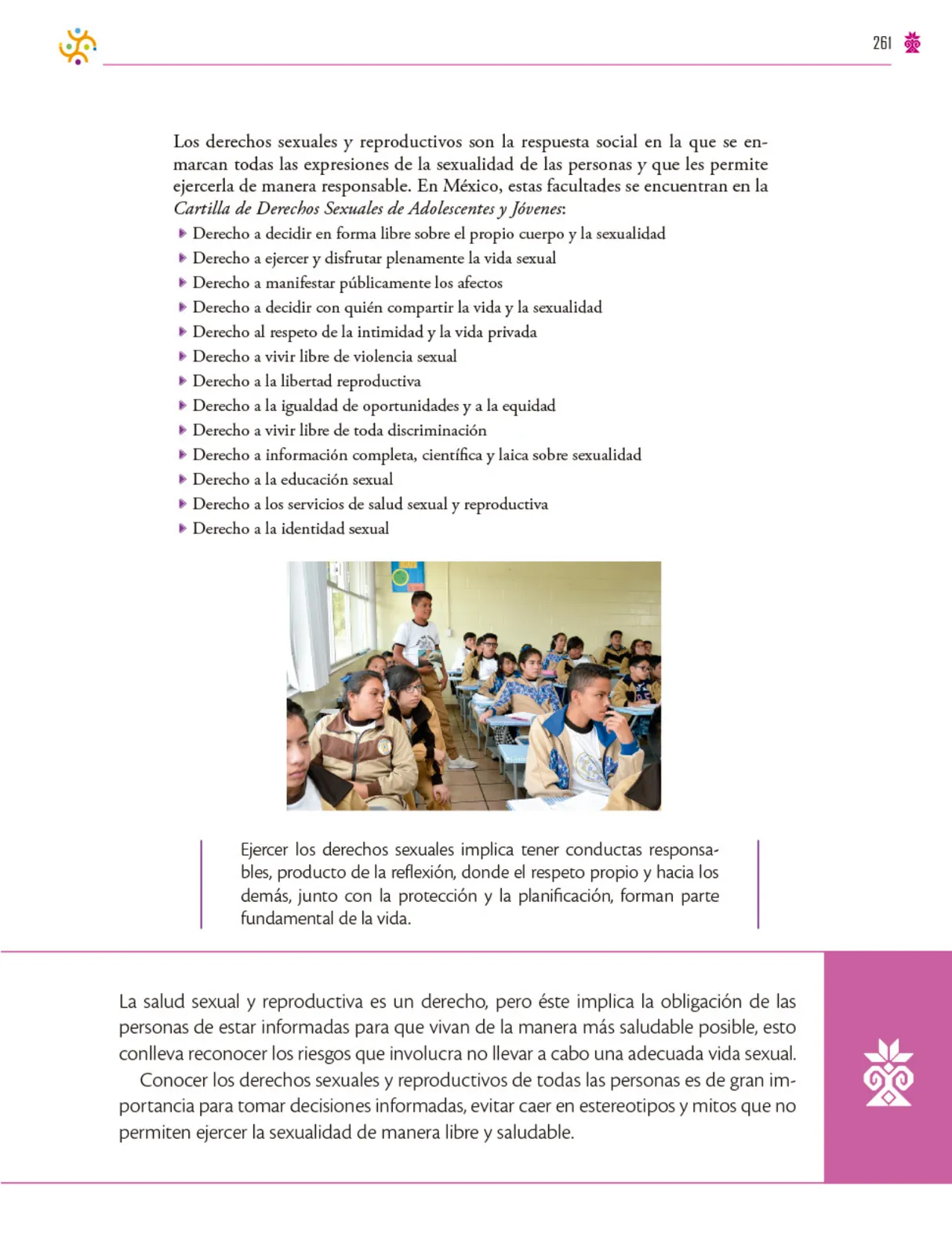 Página 262 de Colección Ximhai. Saberes y pensamiento científico. Libro de Educación Secundaria Grado 1° Ciclo Escolar 2025 - 2026