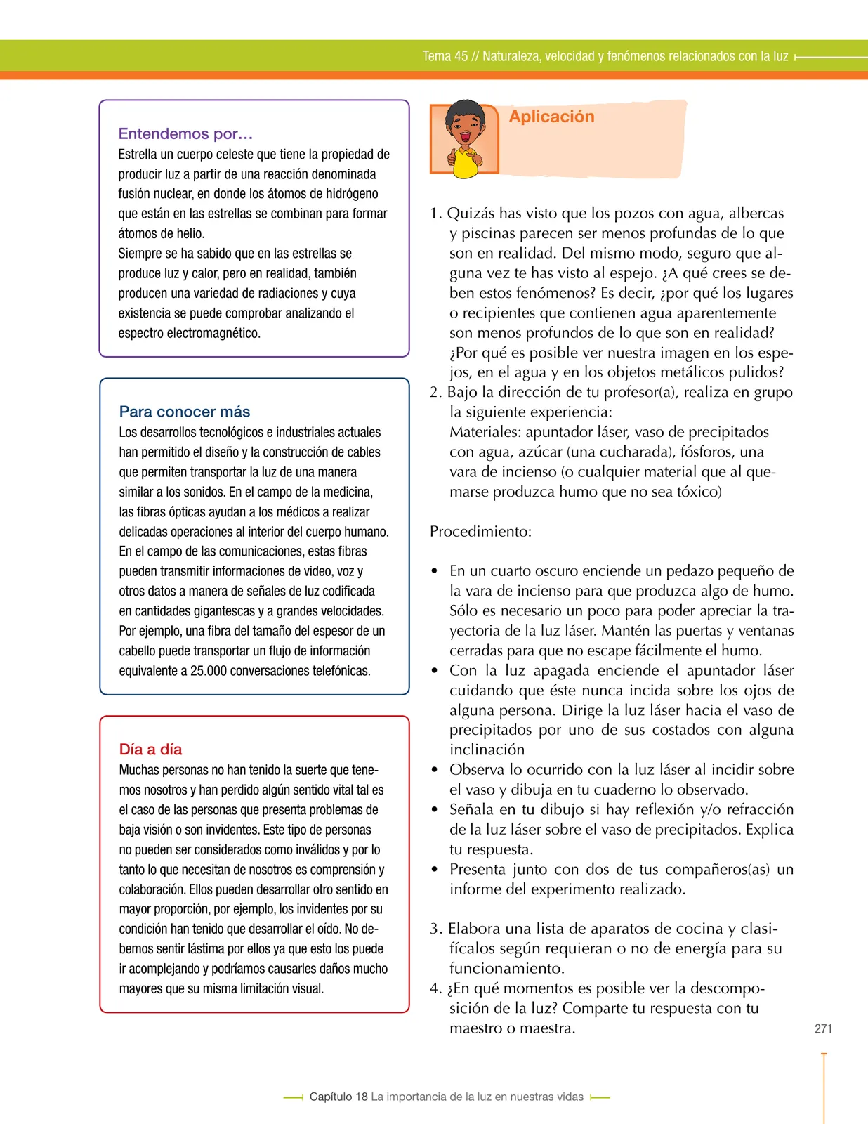 Página 271 de Ciencias Naturales 8° · Secundaria Activa