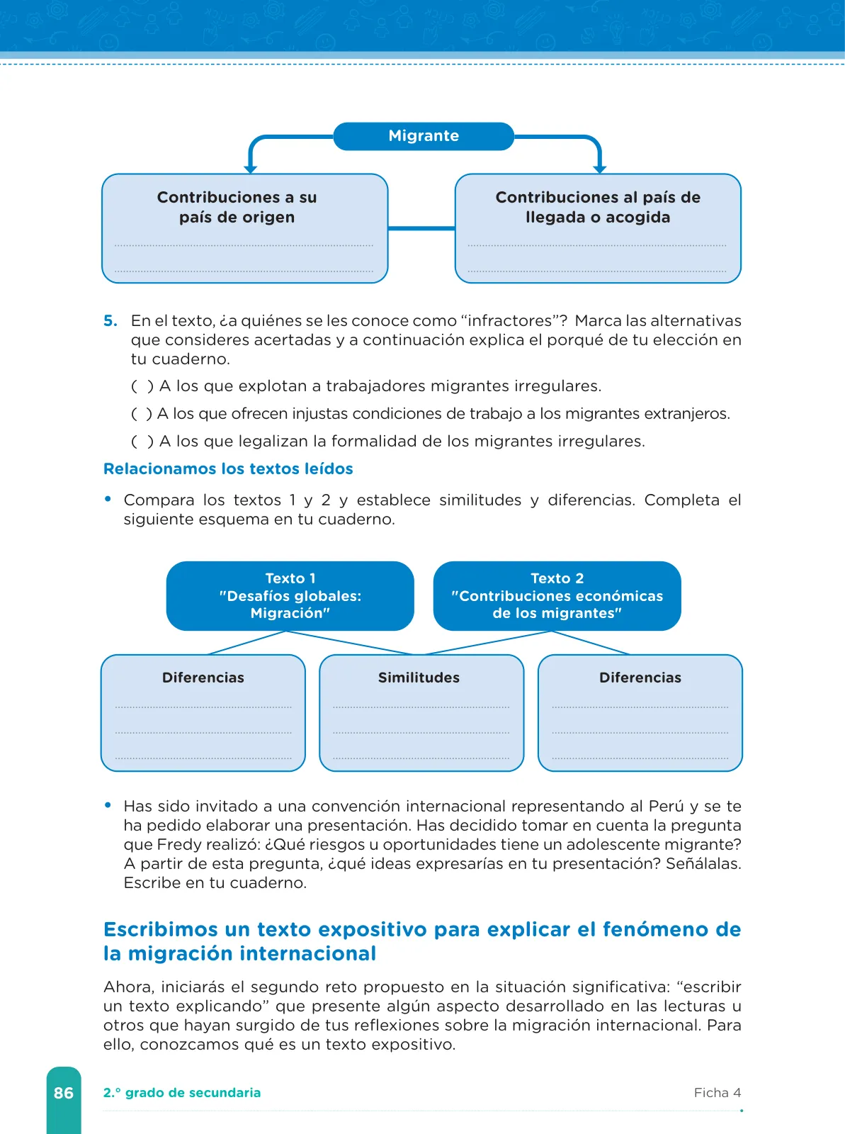 Página 88 de Fichas de aprendizaje de Comunicación 2 · 2024