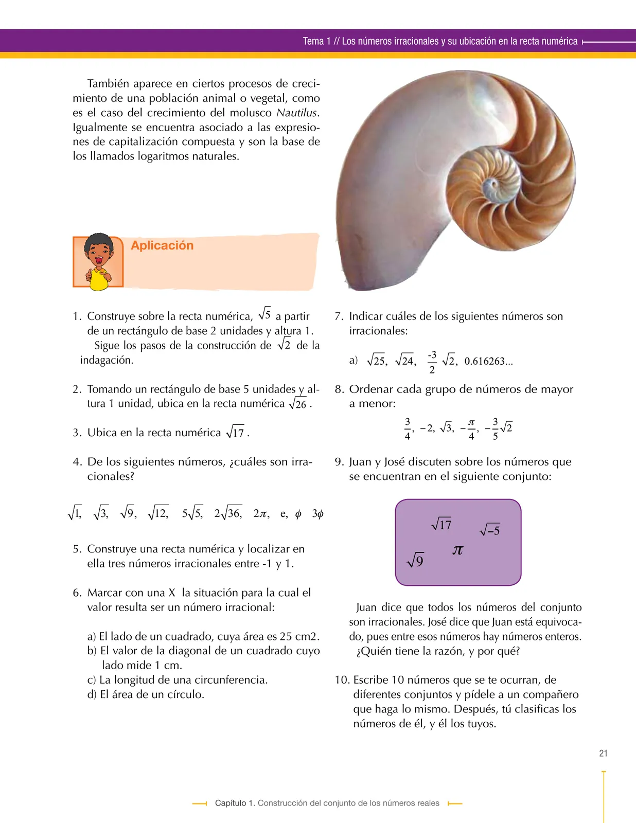 Página 21 de Matematica 9° · Secundaria Activa