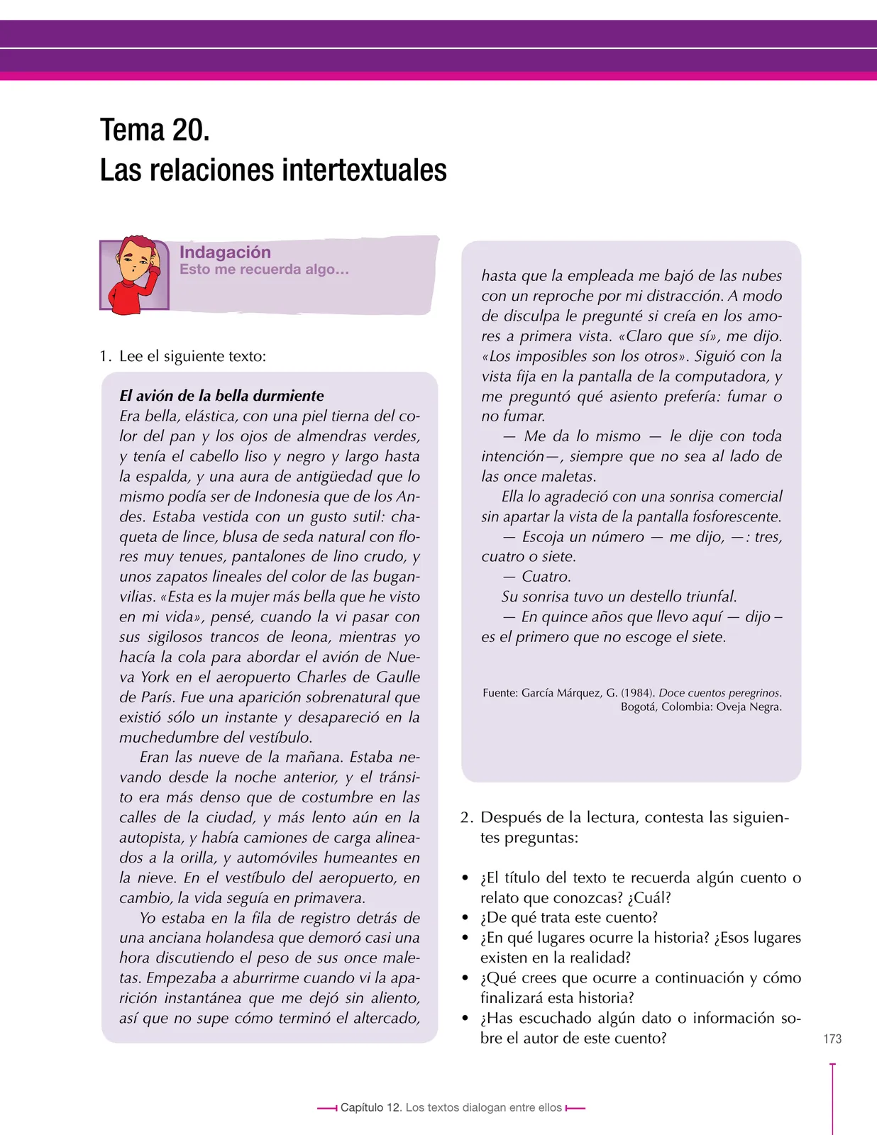 Página 173 de Lenguaje 9° · Secundaria Activa