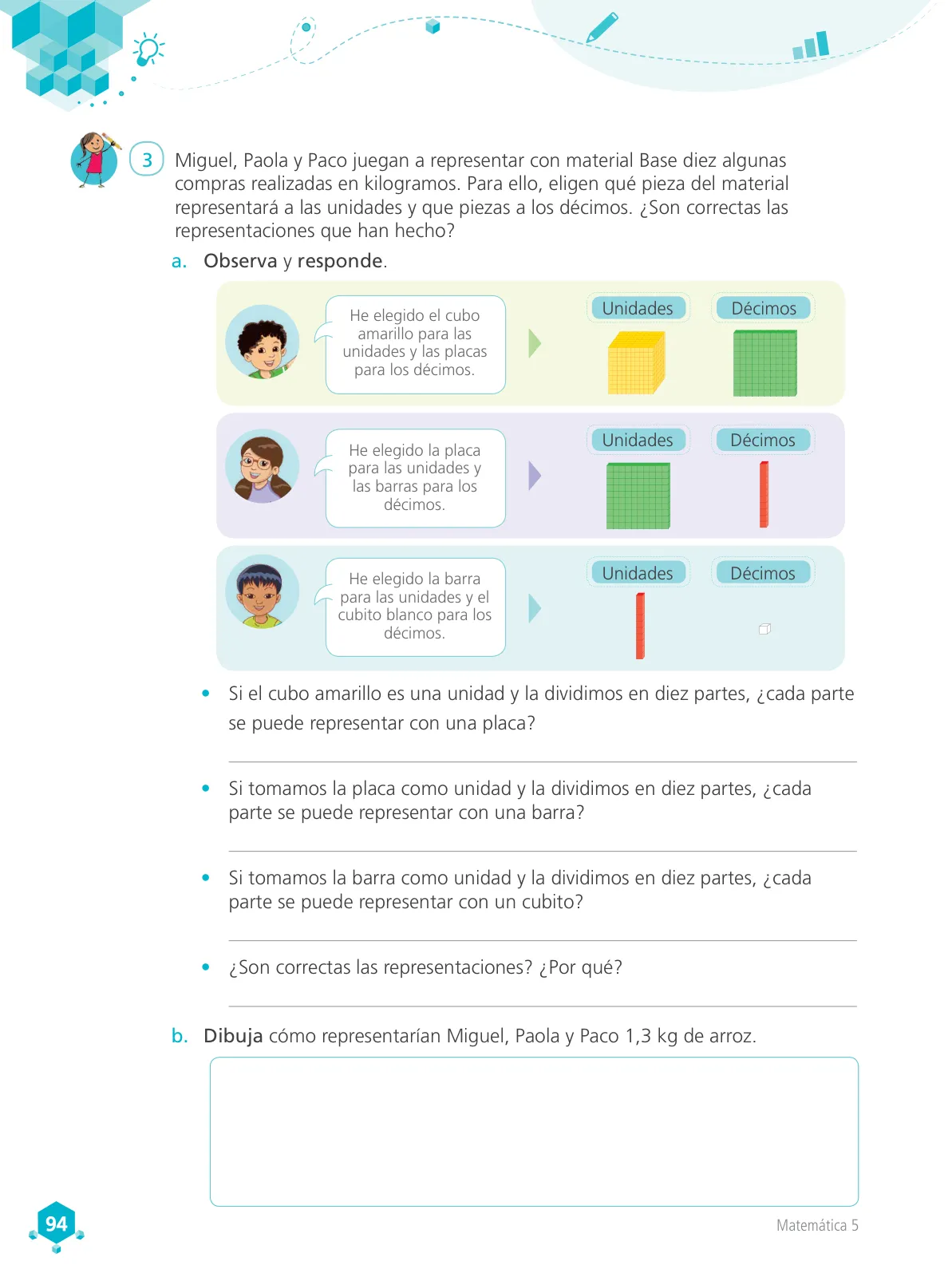 Miniatura página 95 de Matemática 5 : cuaderno de trabajo para quinto grado de Educación Primaria 2018 · 2018