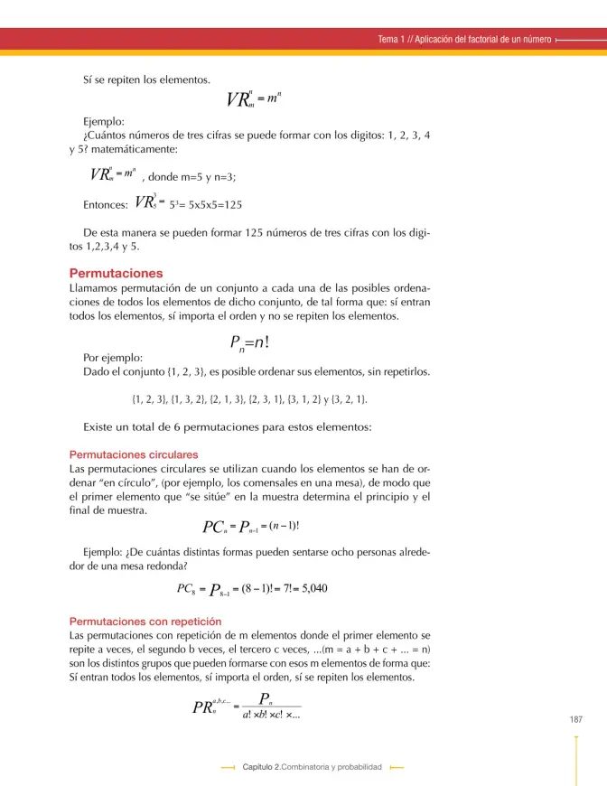 Página 187 de Matematica 9° · Secundaria Activa