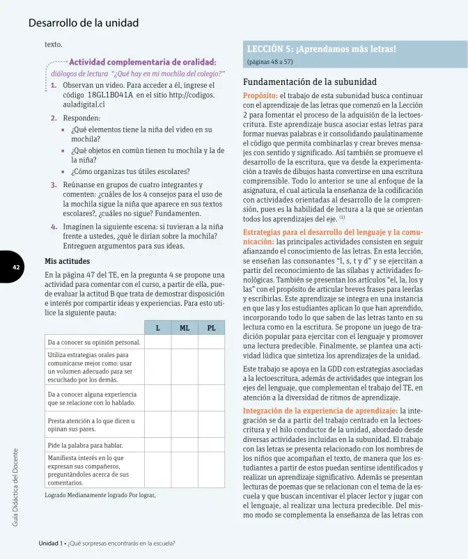 Página 53 de Lenguaje y Comunicación – Primero Básico | Texto del Estudiante MINEDUC – Descargar PDF · 2024
