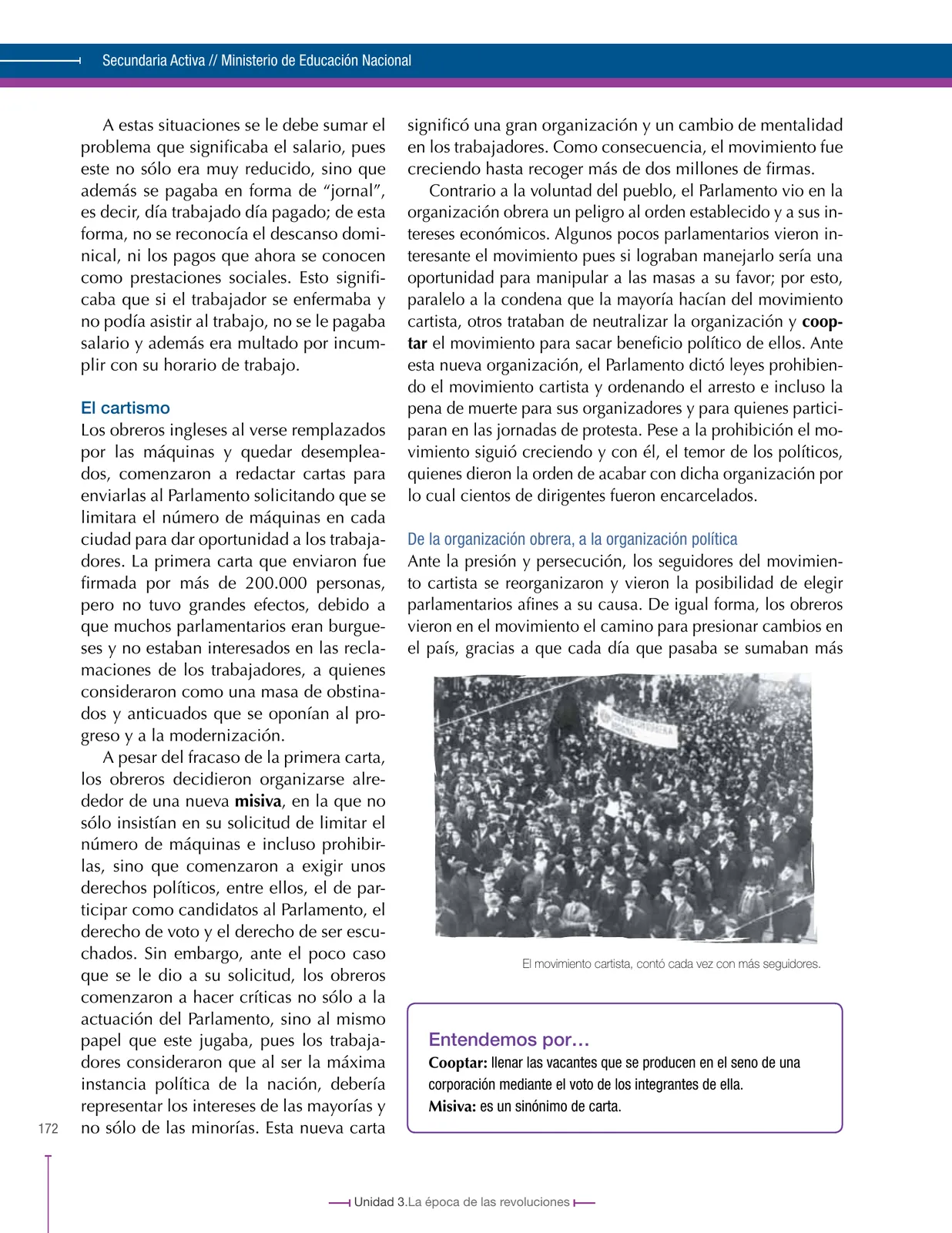 Página 172 de Ciencias Sociales 8° · Secundaria Activa