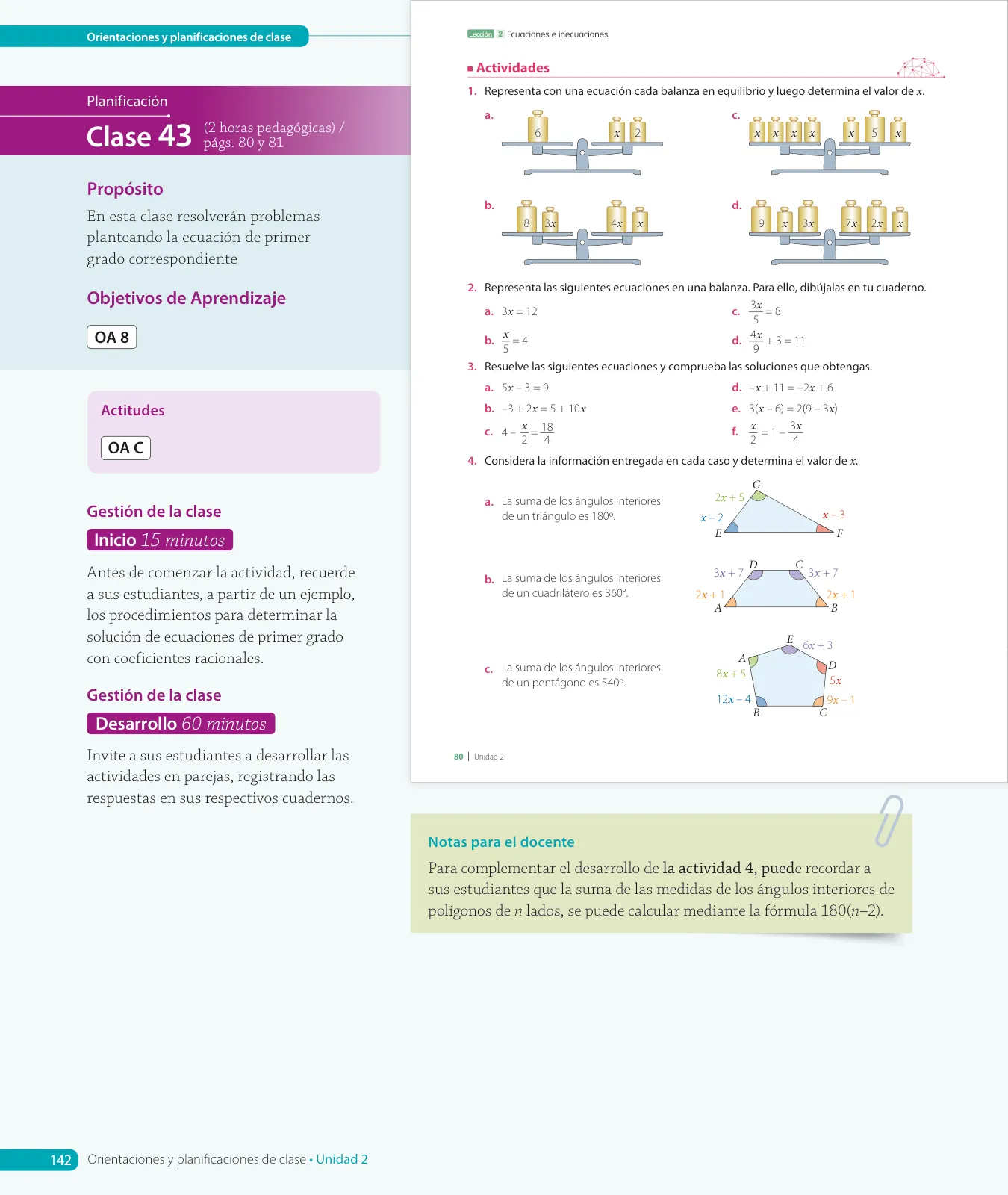 Página 144 de Matemática – Octavo Básico | Texto del Estudiante MINEDUC – Descargar PDF · 2024