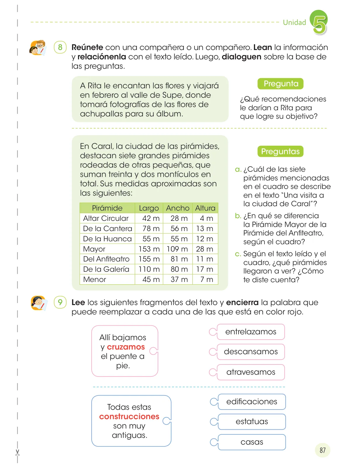 Página 89 de Comunicación 4 : cuaderno de trabajo para cuarto grado de Educación Primaria 2019 · 2019