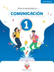 Portada de Fichas de aprendizaje de Comunicación 1 · 2024