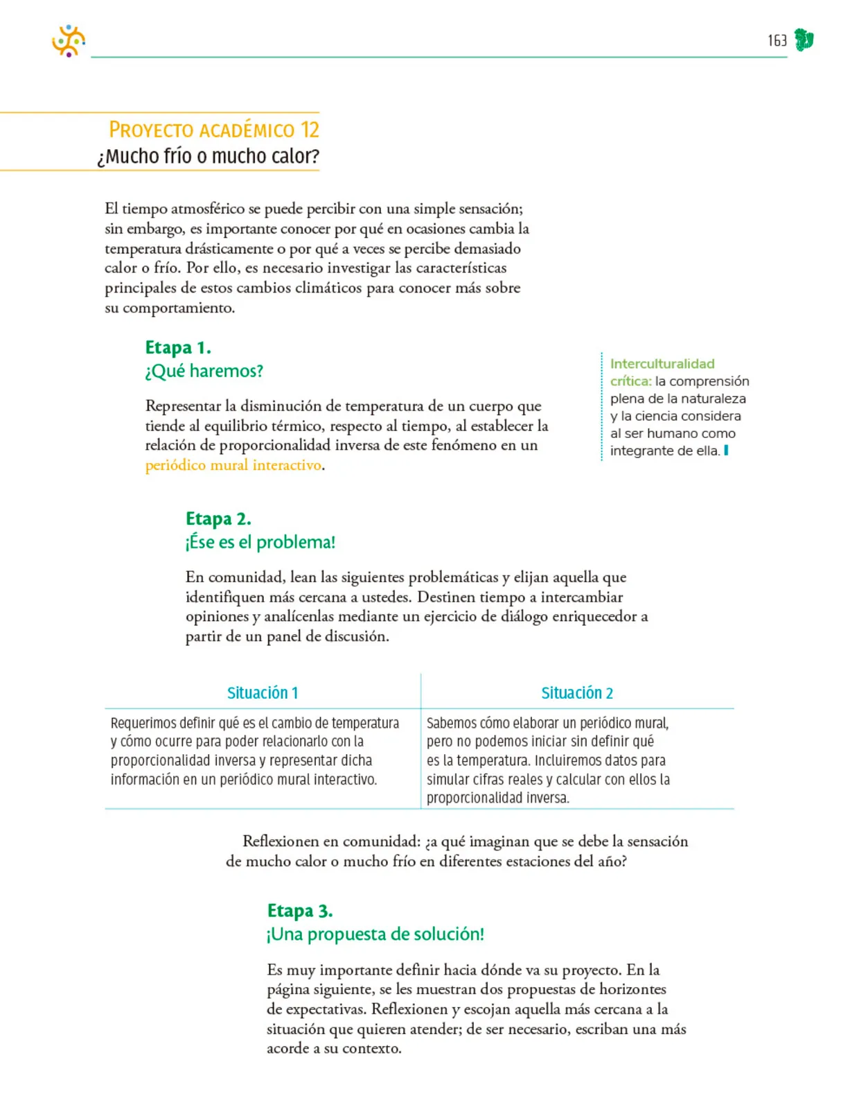 Página 164 de Colección Sk´asolil. Nuestro libro de Proyectos. Tomo I. Libro de Educación Telesecundaria Grado 2° Ciclo Escolar 2025 - 2026