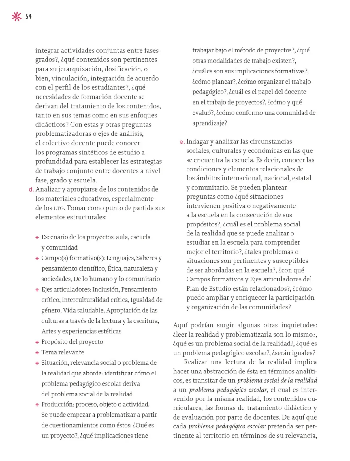 Página 55 de Un libro sin recetas para la maestra y el maestro. Fase 2 Libro de Educación Preescolar Grado 1°, 2°, 3° Ciclo Escolar 2025 - 2026