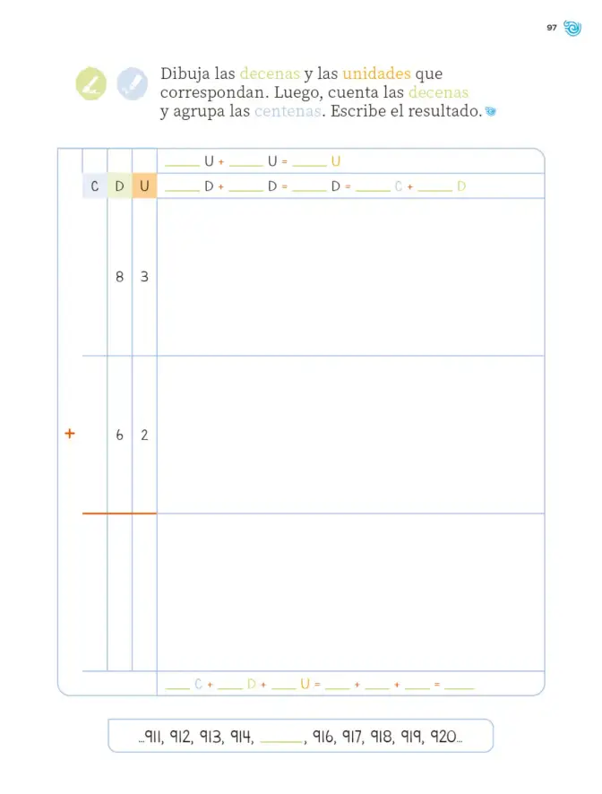 Página 98 de Múltiples lenguajes. Trazos y números. Libro de Educación Primaria Grado 2° Ciclo Escolar 2025 - 2026