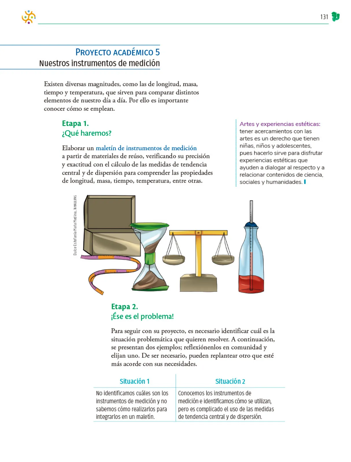 Página 132 de Colección Nanahuatzin. Nuestro libro de Proyectos. Tomo I.   Libro de Educación Telesecundaria Grado 3°  Ciclo Escolar 2025 - 2026