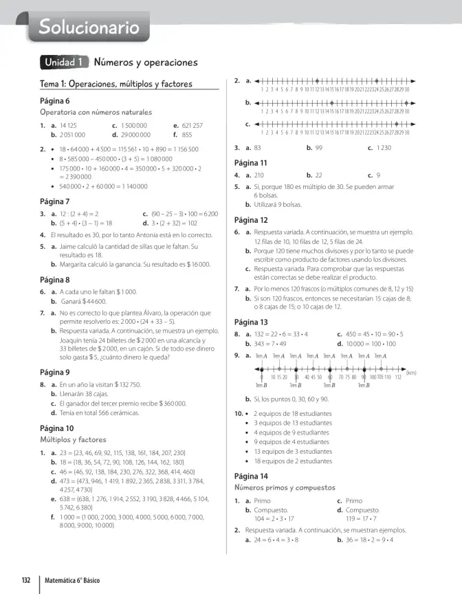Página 134 de Matemática – Sexto Básico | Texto del Estudiante MINEDUC – Descargar PDF · 2024