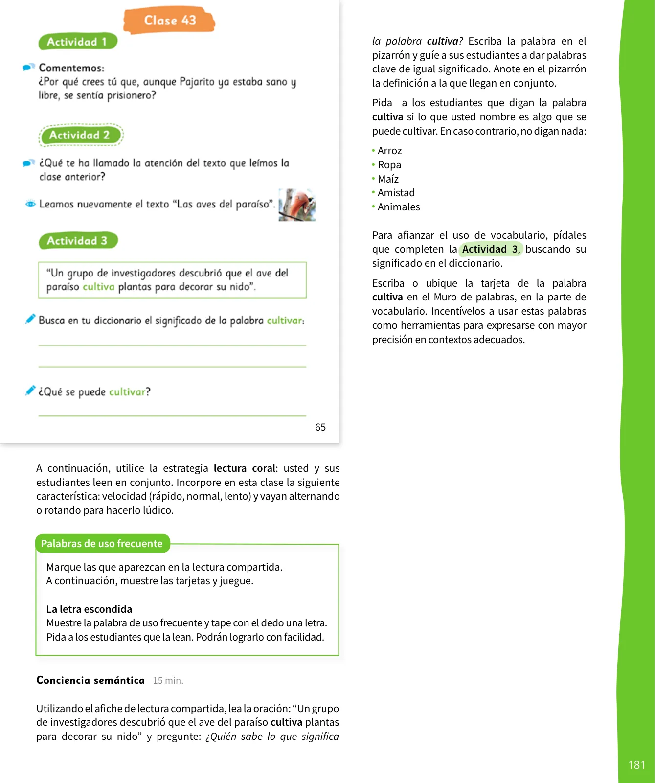 Página 182 de Lenguaje y Comunicación – Segundo Básico – Texto del Estudiante MINEDUC – Descargar PDF · 2024