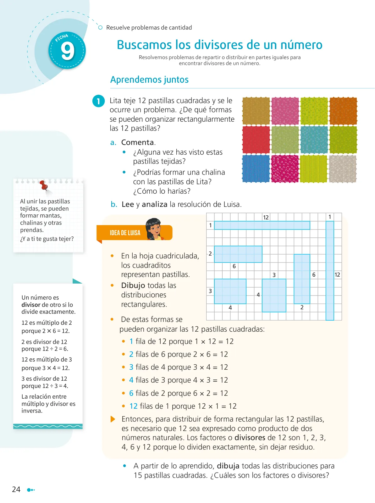 Miniatura página 26 de Texto de Matemática 6. Sexto grado de Primaria · 2024