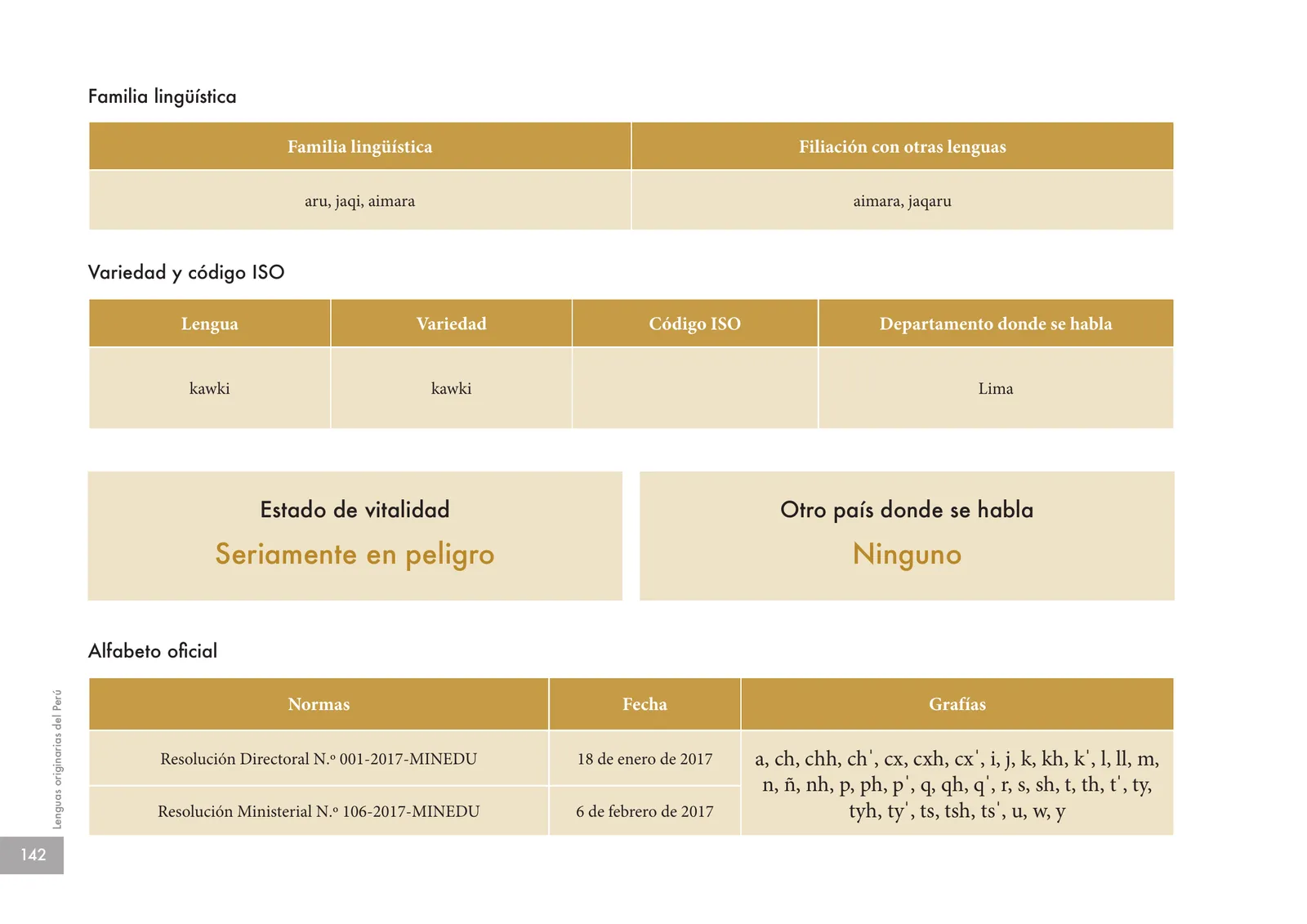 Página 144 de Lenguas originarias del Perú · 2018
