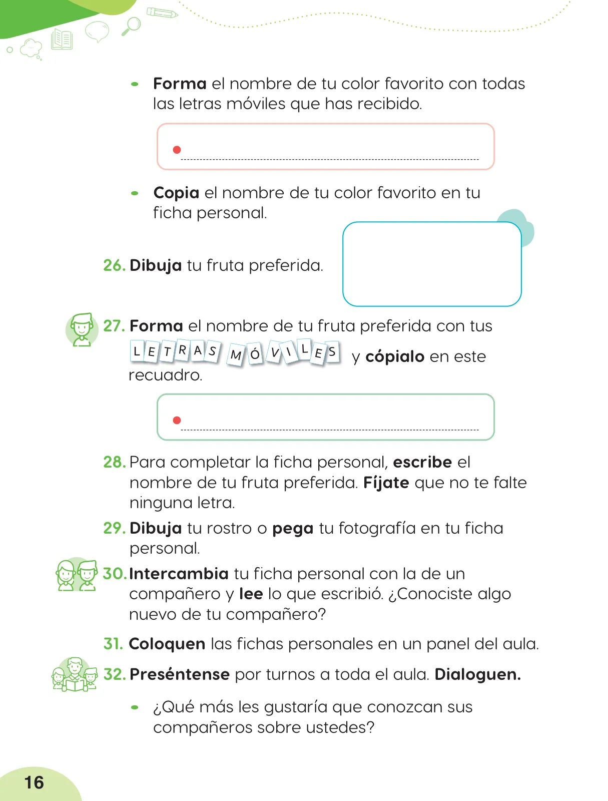 Miniatura página 18 de Cuadernillo de Comunicación 2, segundo grado de Primaria · 2023
