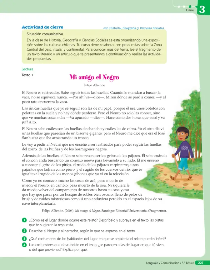 Página 134 de Lenguaje y Comunicación – Quinto Básico | Texto del Estudiante MINEDUC – Descargar PDF · 2024