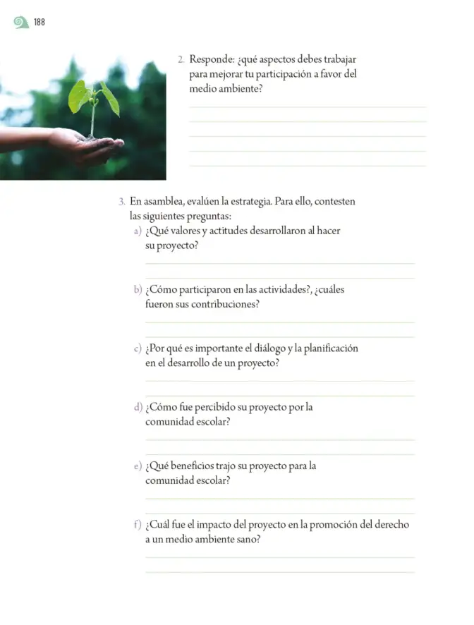 Página 191 de Proyectos de Aula. Libro de Educación Primaria Grado 6° Ciclo Escolar 2025 - 2026