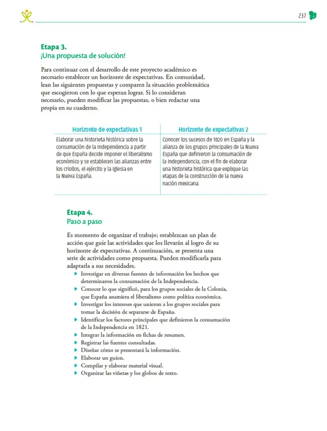 Página 238 de Colección Sk´asolil. Nuestro libro de Proyectos. Tomo I. Libro de Educación Telesecundaria Grado 2° Ciclo Escolar 2025 - 2026