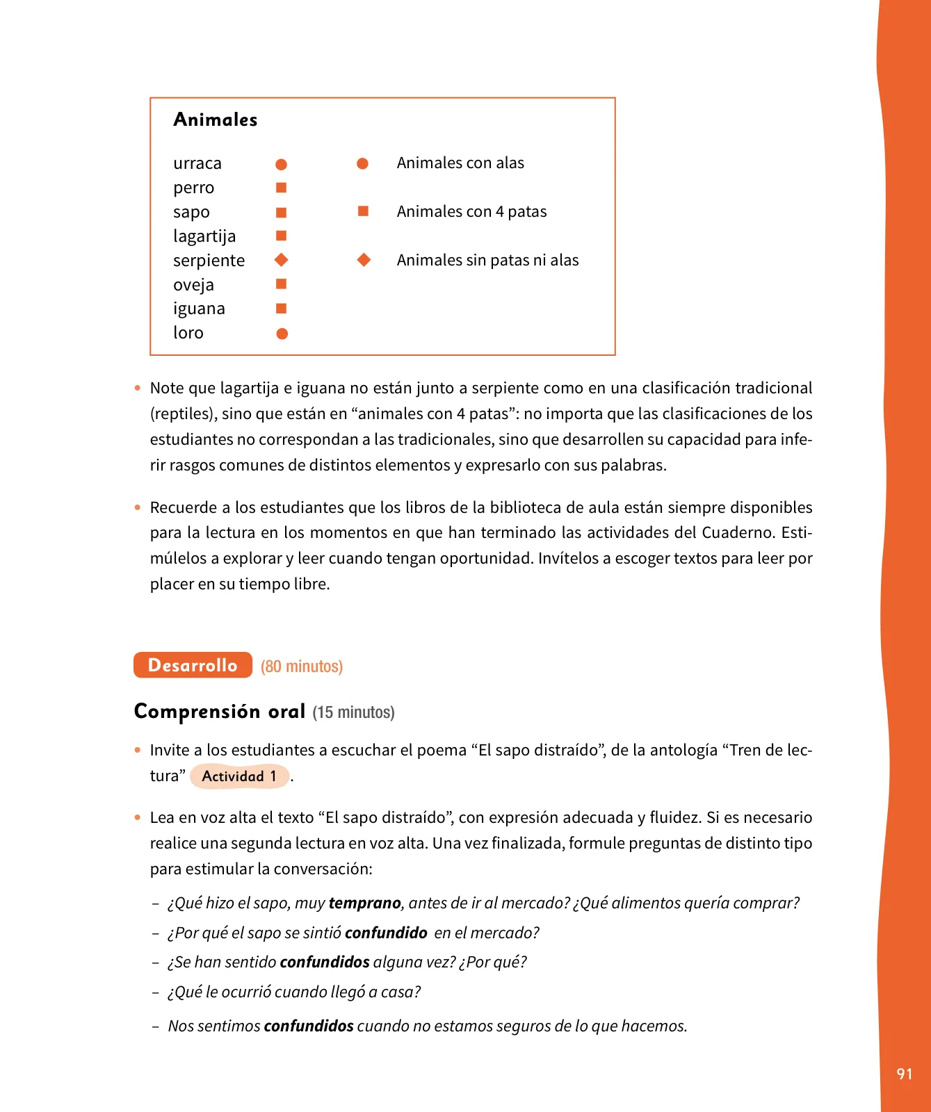 Página 92 de Lenguaje y Comunicación – Primero Básico | Texto del Estudiante MINEDUC – Descargar PDF · 2024