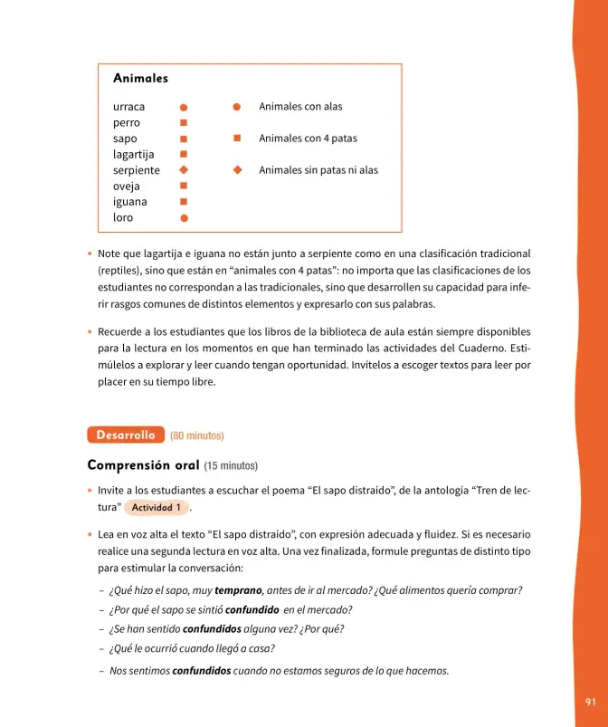 Página 92 de Lenguaje y Comunicación – Primero Básico | Texto del Estudiante MINEDUC – Descargar PDF · 2024