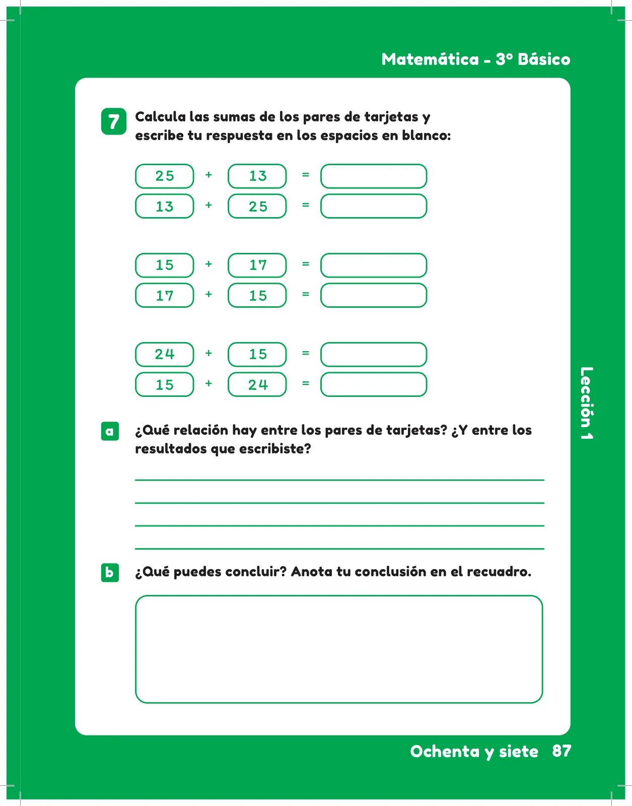 Página 89 de Sumo Primero – Tercero Básico | Texto del Estudiante MINEDUC – Descargar PDF · 2024