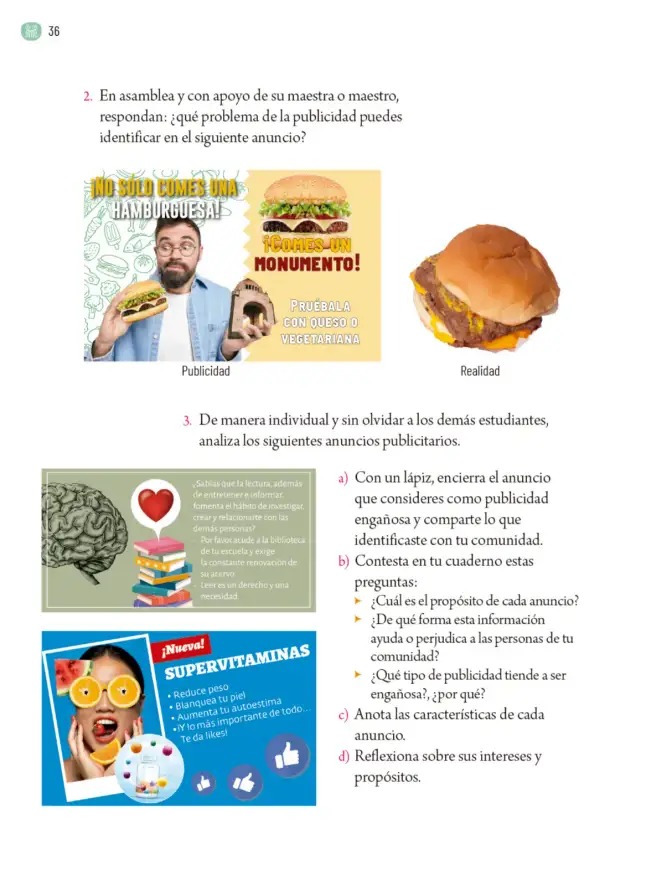 Página 39 de Proyectos Comunitarios. Libro de Educación Primaria Grado 5° Ciclo Escolar 2025 - 2026