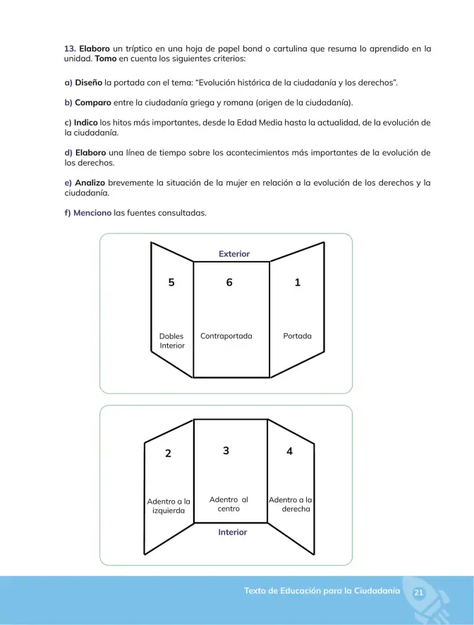 Página 22 de Educacion Ciudadania 1° · Bgu 1 Educacion Ciudadania 2024 · 2024