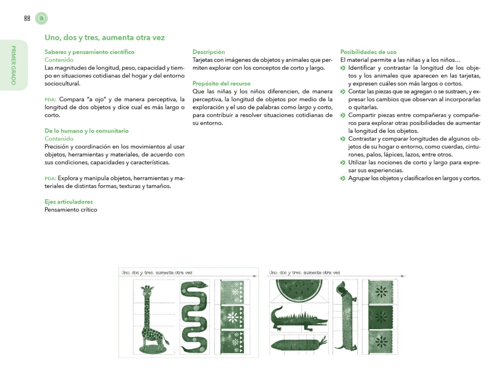 Miniatura página 89 de Posibilidades de trabajo para la acción transformadora y el codiseño. Ficheros. Fase 2  Libro de Educación Preescolar Grado 1°, 2°, 3°  Ciclo Escolar 2025 - 2026