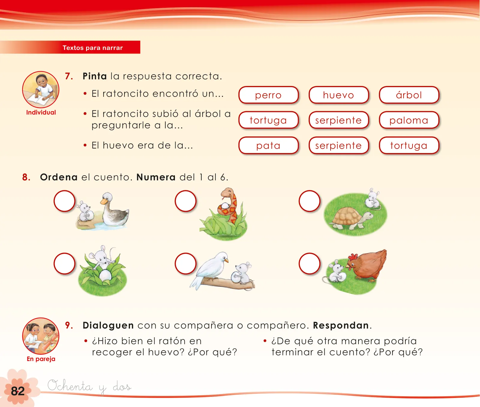 Página 84 de Comunicación 1 : cuaderno de trabajo para primer grado de Educación Primaria 2019 · 2019