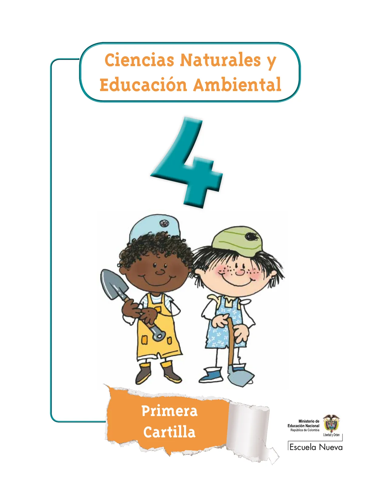 Portada de Ciencias Naturales 4° · Cartilla 01