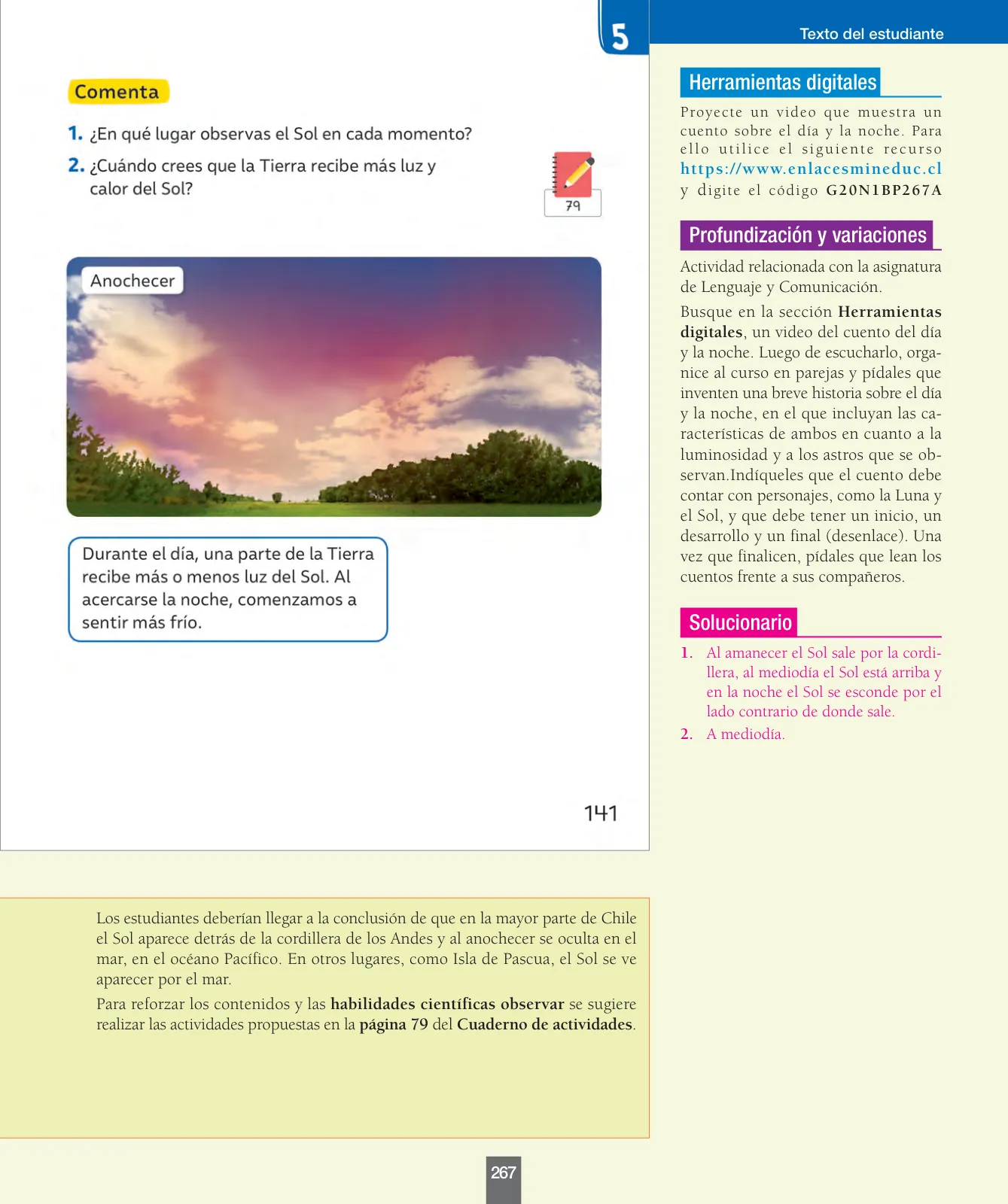 Página 76 de Ciencias Naturales – Primero Básico | Texto del Estudiante (MINEDUC) – Descargar PDF · 2024