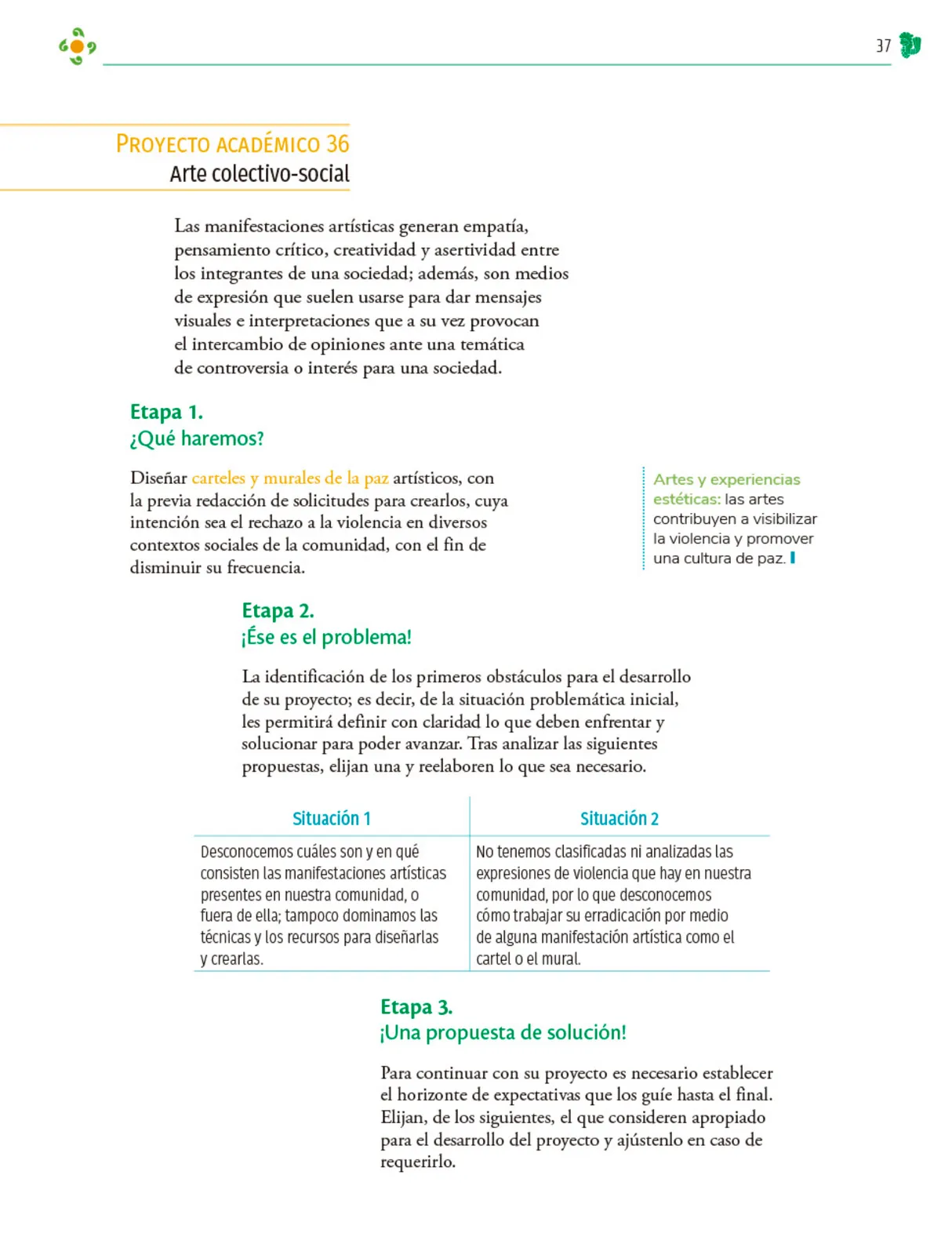 Página 38 de Colección Sk´asolil. Nuestro libro de Proyectos. Tomo III. Libro de Educación Telesecundaria Grado 2° Ciclo Escolar 2025 - 2026