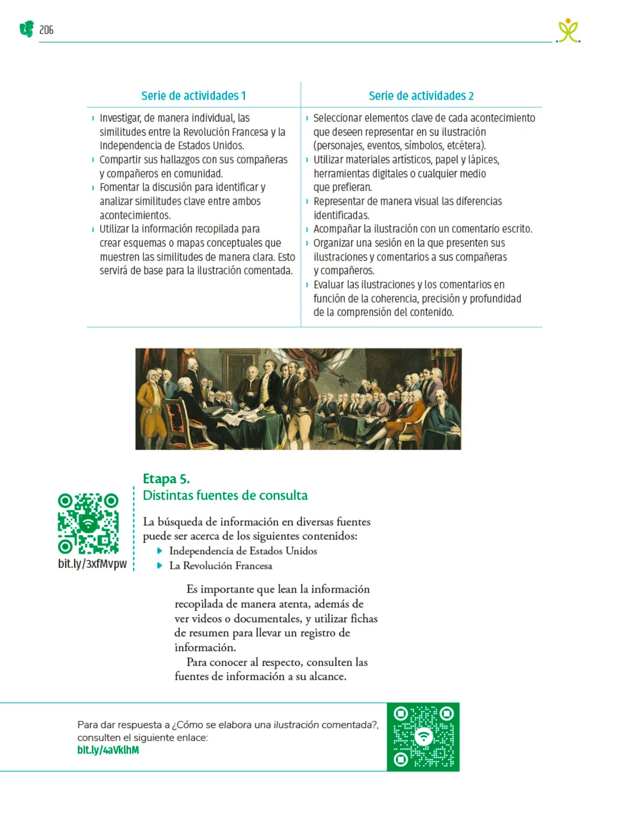 Página 207 de Colección Nanahuatzin. Nuestro libro de Proyectos.  Tomo II.  Libro de Educación Telesecundaria Grado 3°  Ciclo Escolar 2025 - 2026