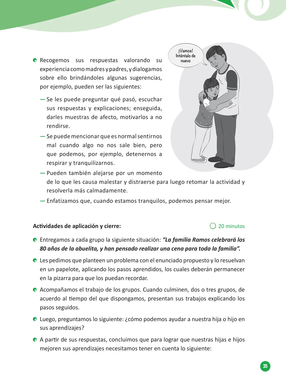 Página 37 de Guía para el trabajo docente con las familias del ciclo V de Primaria · 2016