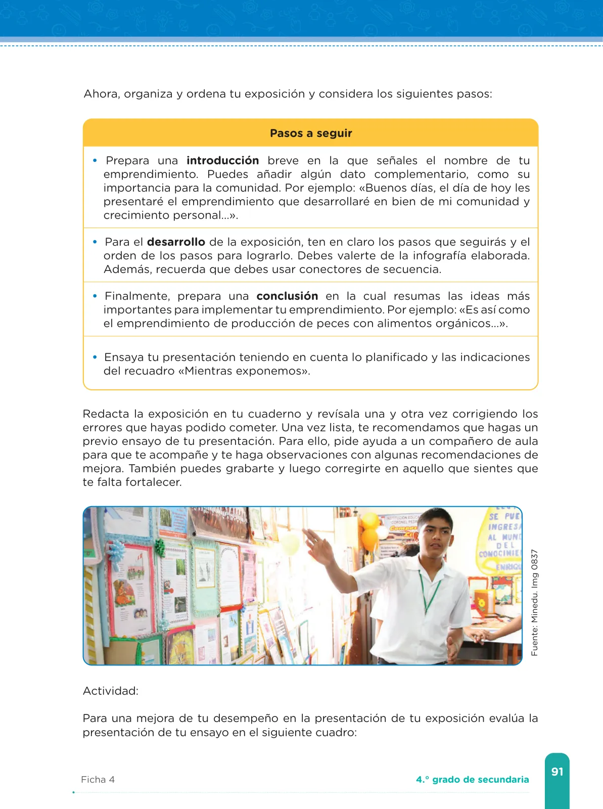 Página 93 de Fichas de aprendizaje de Comunicación 4 · 2024