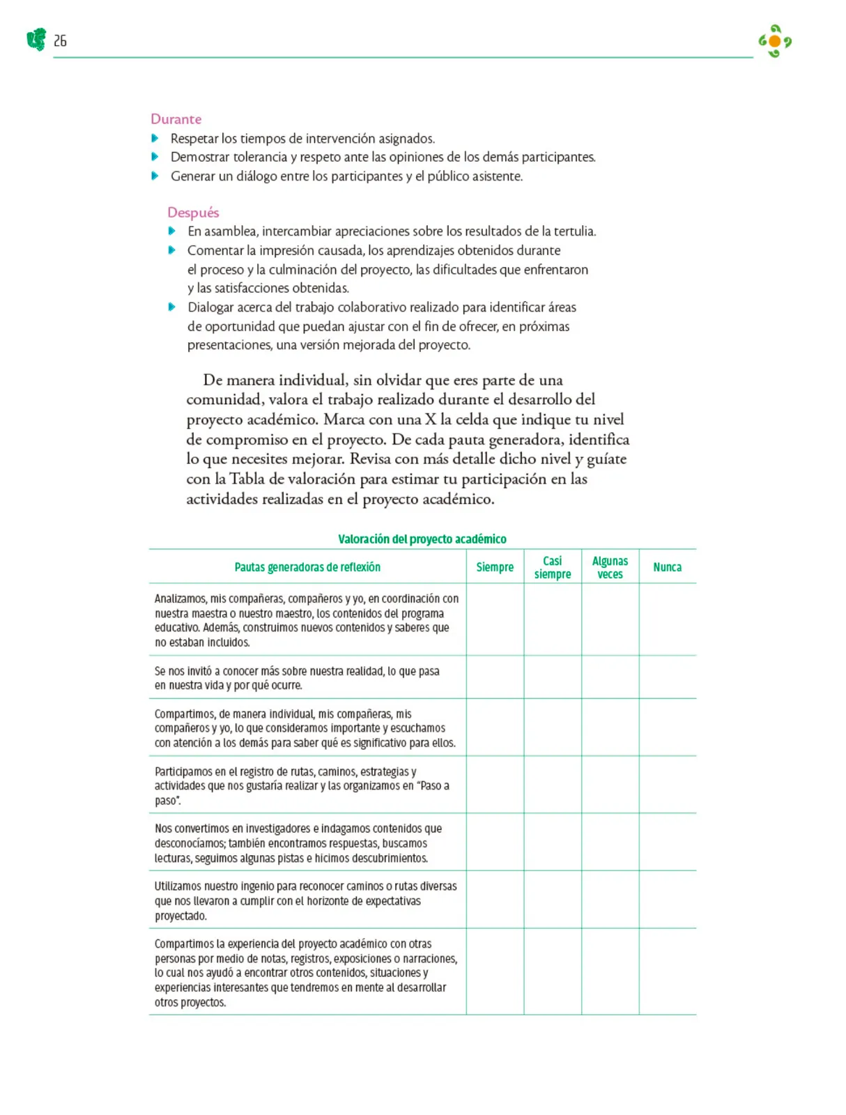 Página 27 de Colección Ximhai. Nuestro libro de Proyectos. Tomo II. Libro de Educación Telesecundaria Grado 1° Ciclo Escolar 2025 - 2026