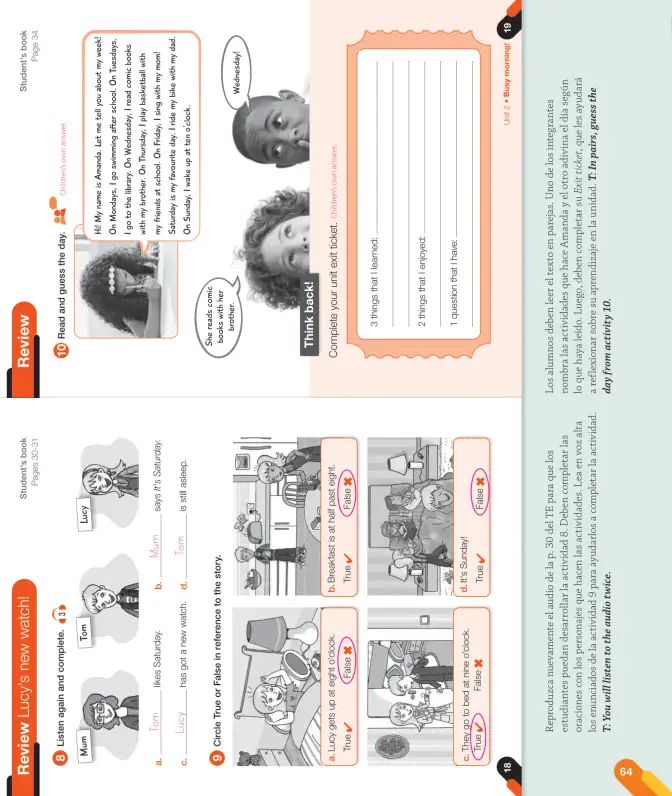 Página 66 de Inglés – Tercero Básico | Texto del Estudiante MINEDUC – Descargar PDF · 2024