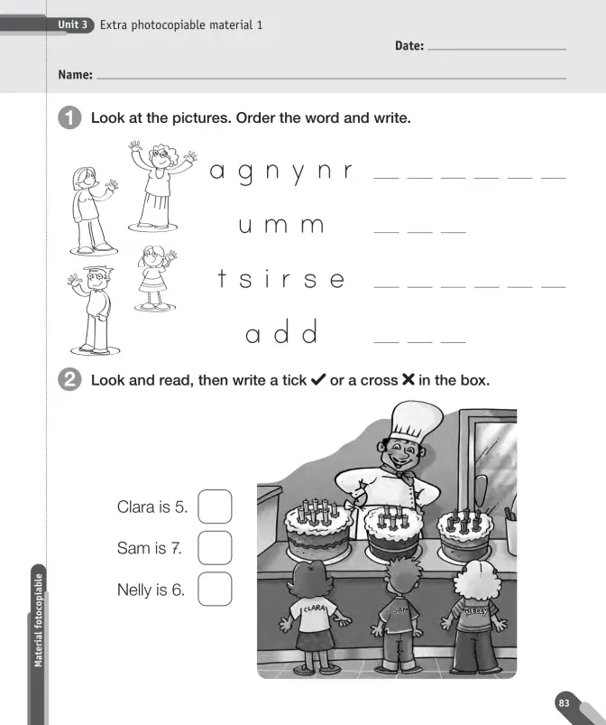 Página 85 de Inglés – Primero Básico | Student’s Book MINEDUC – Descargar PDF · 2024