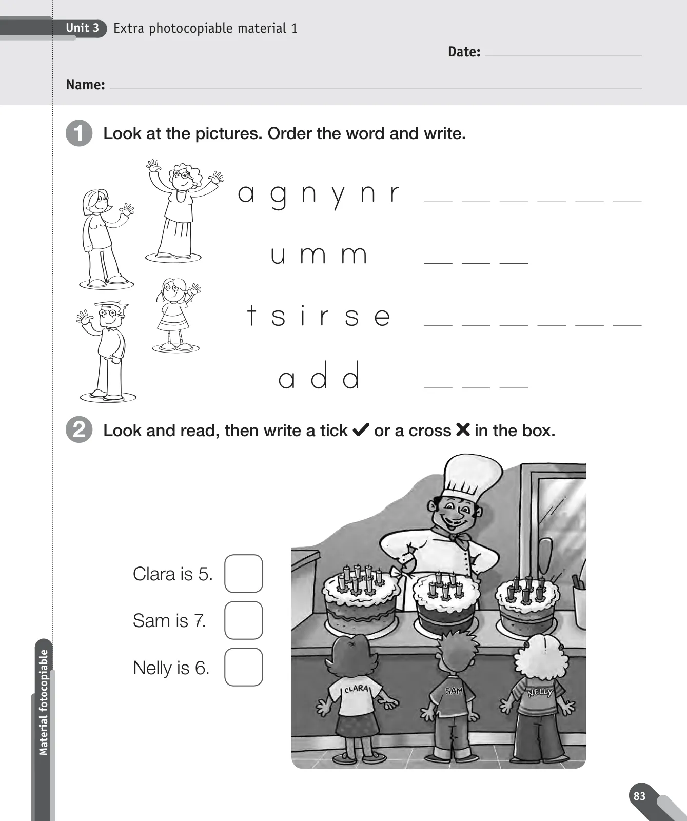 Miniatura página 85 de Inglés – Primero Básico | Student’s Book MINEDUC – Descargar PDF · 2024
