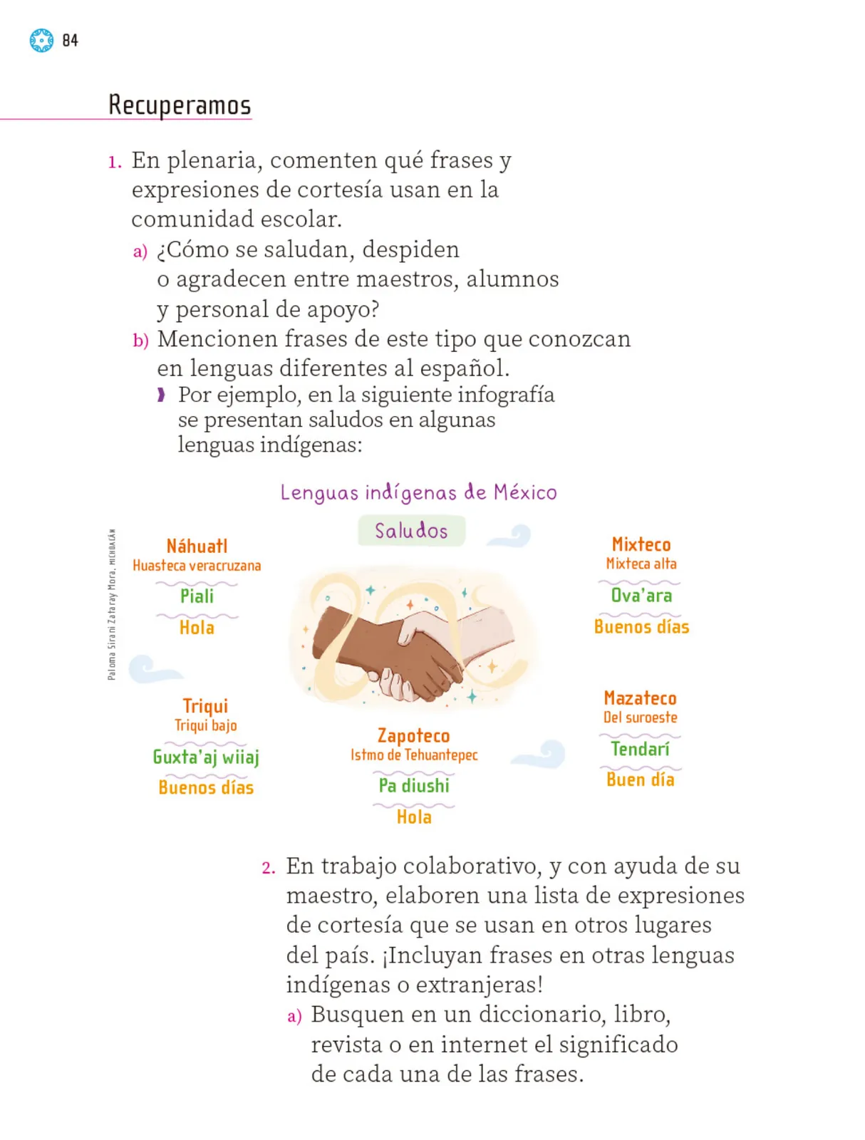 Miniatura página 85 de Proyectos Escolares.   Libro de Educación Primaria Grado 1°  Ciclo Escolar 2025 - 2026