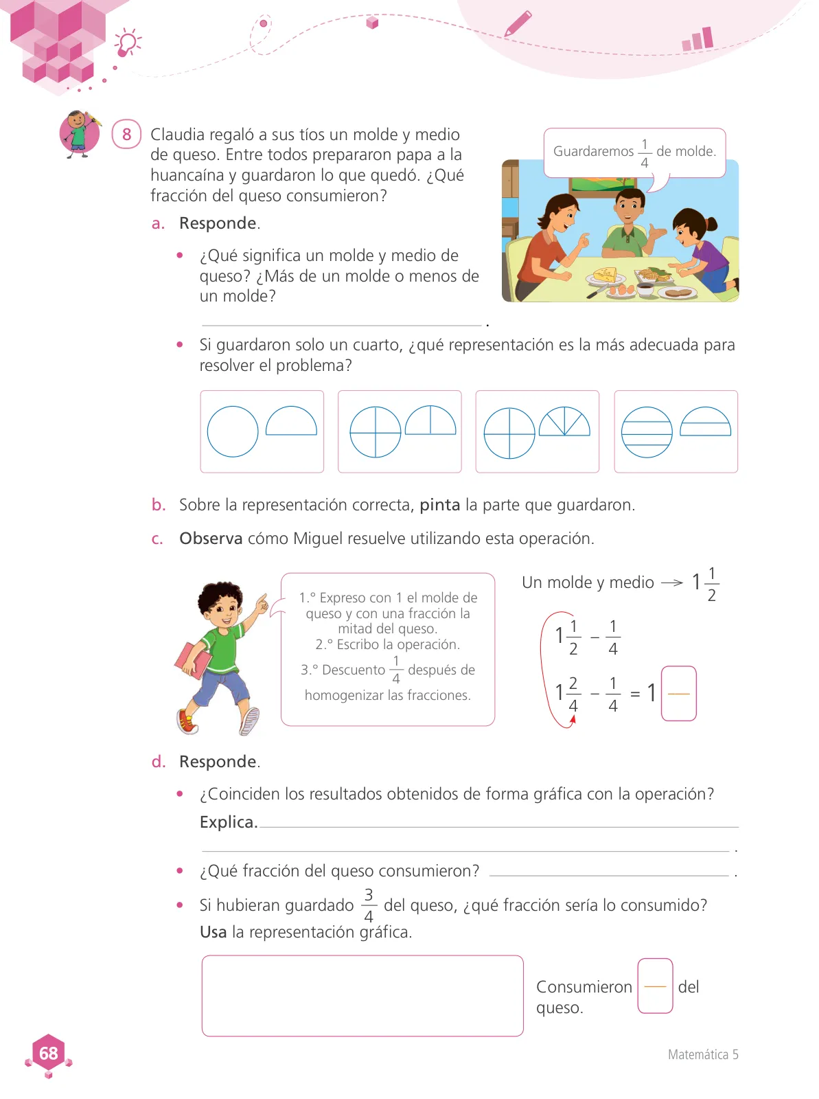 Miniatura página 69 de Matemática 5 : cuaderno de trabajo para quinto grado de Educación Primaria 2018 · 2018