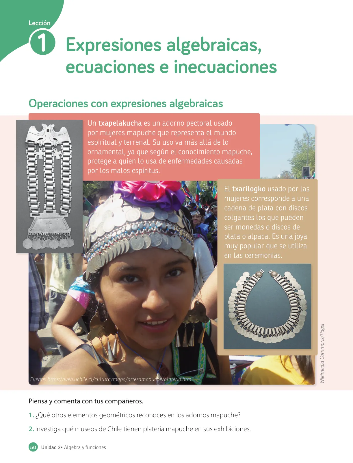 Página 52 de Matemática – Octavo Básico | Texto del Estudiante MINEDUC – Descargar PDF · 2024